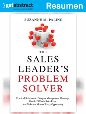 cover image of El solucionador de problemas del líder de ventas (resumen)